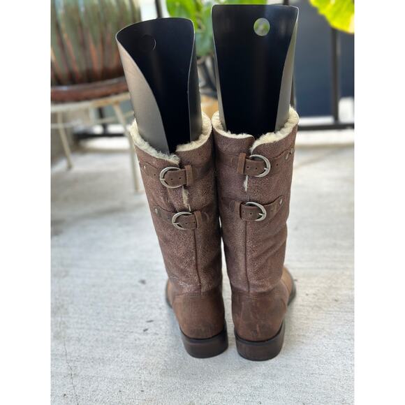 Matisse by Free People Women’s 9M Parker 12929 Brown Distressed Leather Boots - Picture 5 of 9